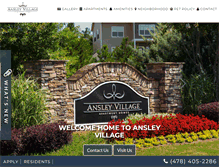 Tablet Screenshot of ansleyvillage.net